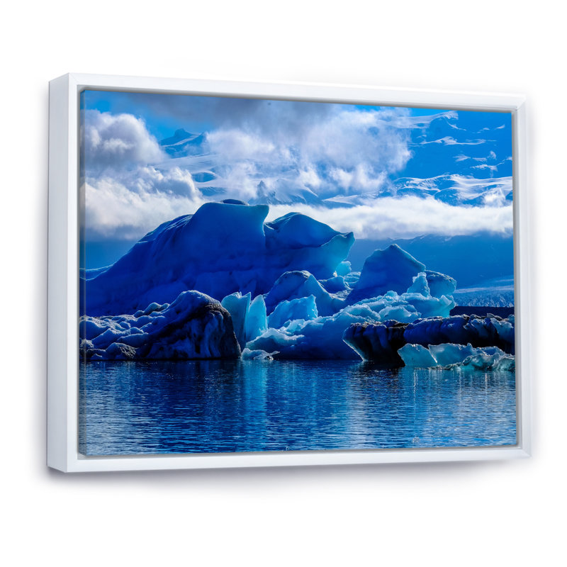 Impression sur toile Icy Alaskan Wilderness III, Toile blanche, H 24 po x l 32 po x P 1 po