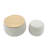 Round Storage Ottoman, 2 In 1 Function, Work As End Table And Ottoman,With Small Seat (25"X25"X14.7")-1952186147-1952186146