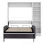 Lit escamotable avec canapé et tablettes Murphy