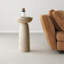 30x30cm Side Table Pedestal Sofa Stone-effect  Coffee Side Table