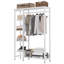 Portant pour vêtements, portemanteau parent-enfant 5 en 1 avec portemanteau, rangement pour chaussures et tablettes pour le vestibule-51709729