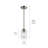 Winslow 1-Light Brushed Nickel Pendant-751733832
