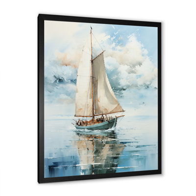 Minimalism Sailboat Serene II " Minimalism Sailboat Serene II "