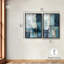 Art mural Golden Shadowbox Blue par Golden Remedy-115200688-115200692
