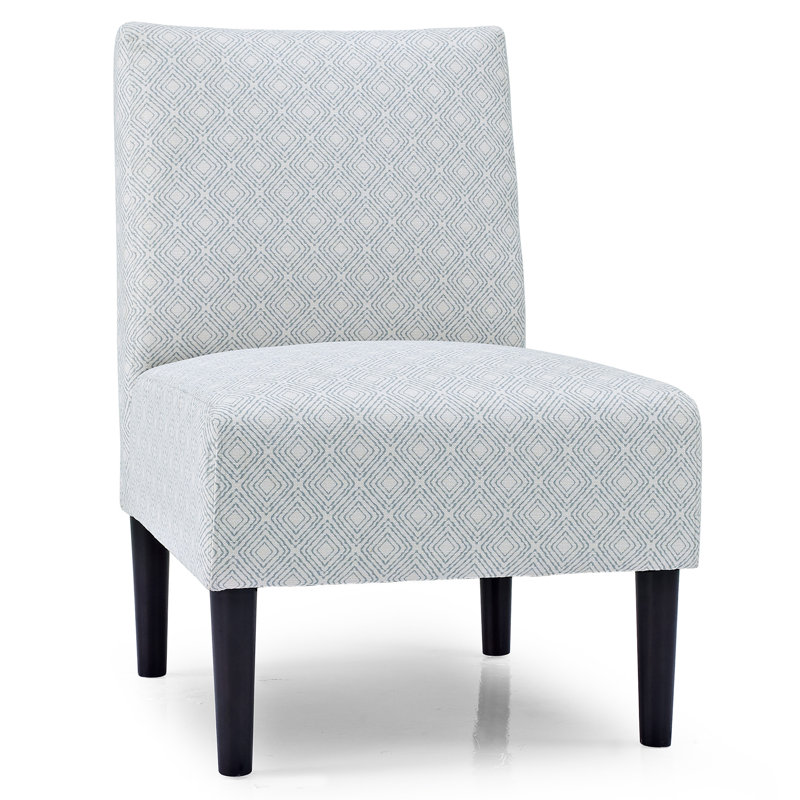 Hive Upholstered Slipper Chair, Robins Egg