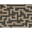 Tapis rectangulaire brun / noir-96367874