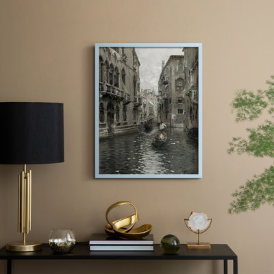 Vintage Landscape CLIII Framed Print - Solid Wood
