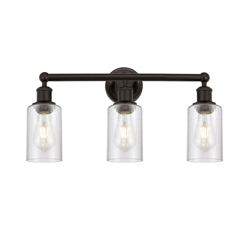 Caldello 3 - Light Dimmable Vanity Light, Oil Rubbed Bronze, Seedy
