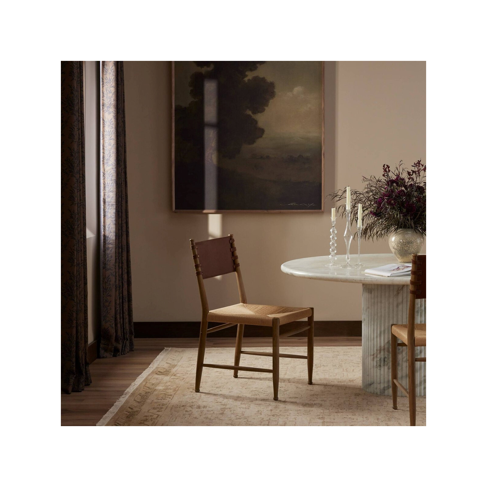 Brielle Dining Chair-Dulane Mahogany