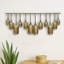 Cloche de suspension en jute Neyra Iron Cow Bells