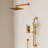 10" Pressure-Balanced Rain Shower System with 3-Function Handheld Shower and Adjustable Slide Bar-117466224