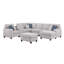Canapé modulaire avec repose-pieds 8 pièces Tina-1615884914