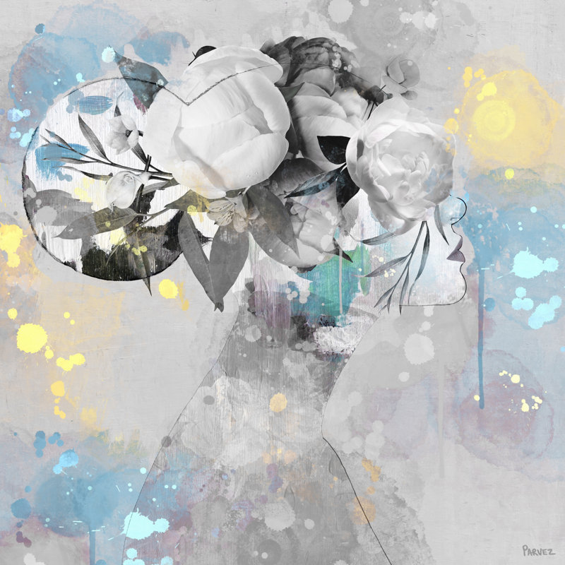 Elegant Bun II by Parvez Taj - 1 Piece Wrapped Canvas Painting, 122cm H x 122cm W