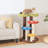 Dakota Fields Cat Tree Mushroom Unique Multi-level Cute Cat Tower W/ Scratching Post Indoor