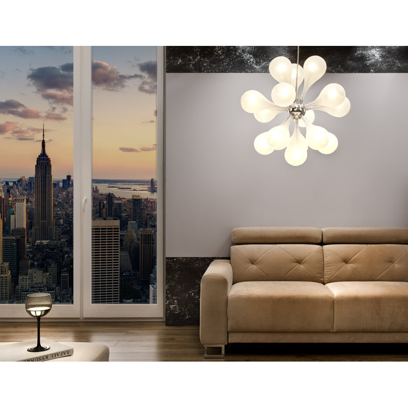 Jayda 15 - Light Shaded Chandelier