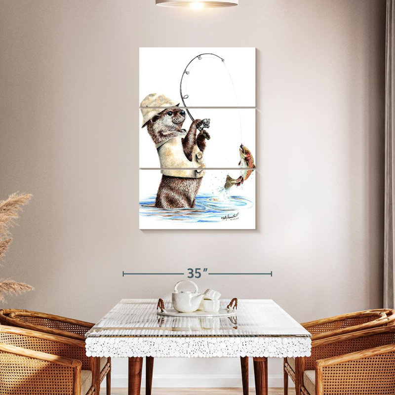 Senne Nature's Fisherman, 45" H x 28" W