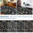 Washable Area Rugs for Bedroom Living Room Rug Elegant Floral Throw Rugs Non-Slip Low Pile Thin Carpet Farmhouse Boho Print Non-Shedding Floor Carpet for Dining Room Home Office Dorm Black-1038428850
