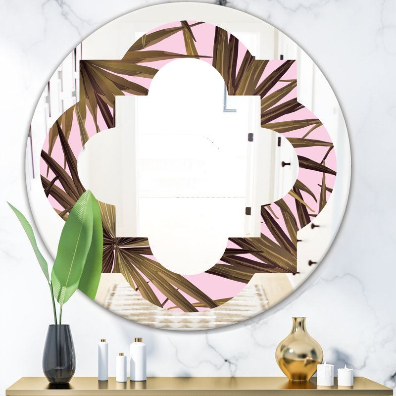 Miroir mural Quatrefoilon, H 23,6 po x l 23,6 po