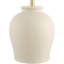 Lampe de table en céramique nervurée avec abat-jour empire Chemise-755770541-803452989