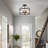 Kateri Glass Semi Flush Mount