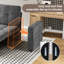 2 Seater Chenille Sofa Bed-1093266749