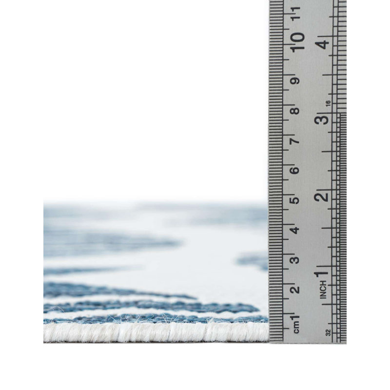 Tapis intérieur / extérieur d'extérieur Coastal, Rond 7 pi 10 po