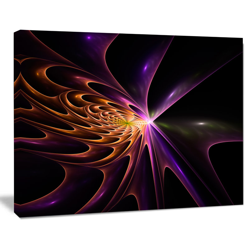 « fractal 3d renflements », impression sur toile tendue, H 30 po x l 40 po x P 1 po