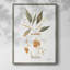 «Neutral Floral II», reproduction encadrée - bois massif 49556-106837551