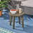 Outdoor 16" Acacia Wood Side Table