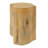 2-In-1 Irregular MGO End Table, Split Design, Small Space Friendly,Indoor Outdoor Use,Natural Color-1244216180