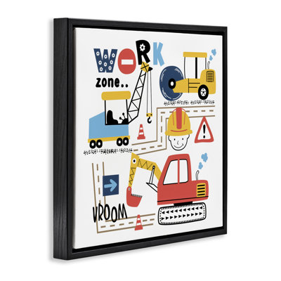 Work Zone Construction Essentials Floating Frame, design by Creative Studio