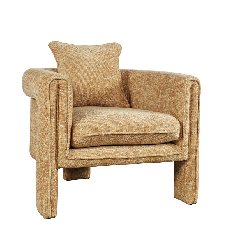 Fauteuil de 34 po de largeur conforme Ceilidh CAL117, Polyester doré
