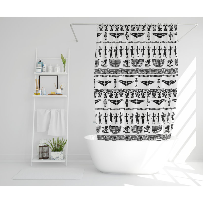 Righer Polyester Shower Curtain, 168cm H x 168cm W