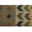 Tapis oriental brun en laine Kilim 10 x 13