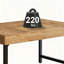 Bureau de direction en bois manufacturé et en fer l 55,12 po-1029034208