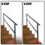 Rampe d'escalier en fer forgé 1 PCS Confote-93127934