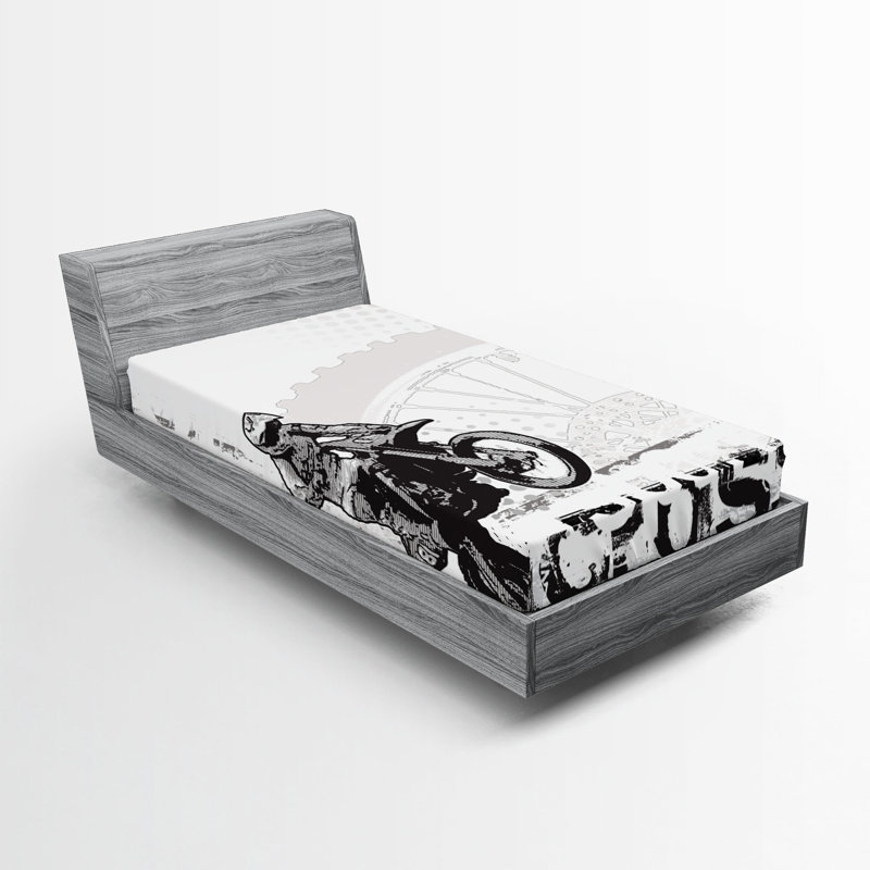 Drap-housse inspirant Ambesonne, Drap-housse simple très long