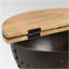 Table basse en bois et fer