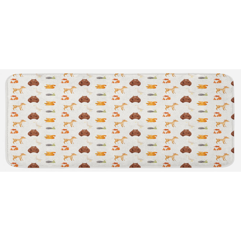 Tapis de cuisine animaux