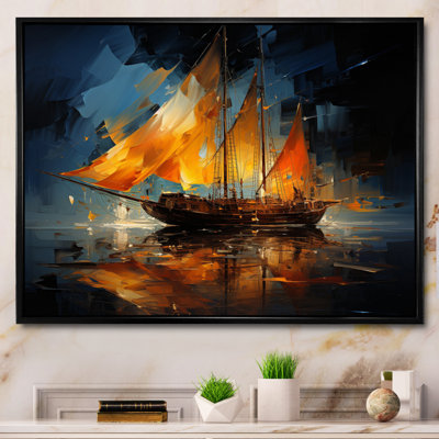 " Boat Abstract Maritime Symphony II "