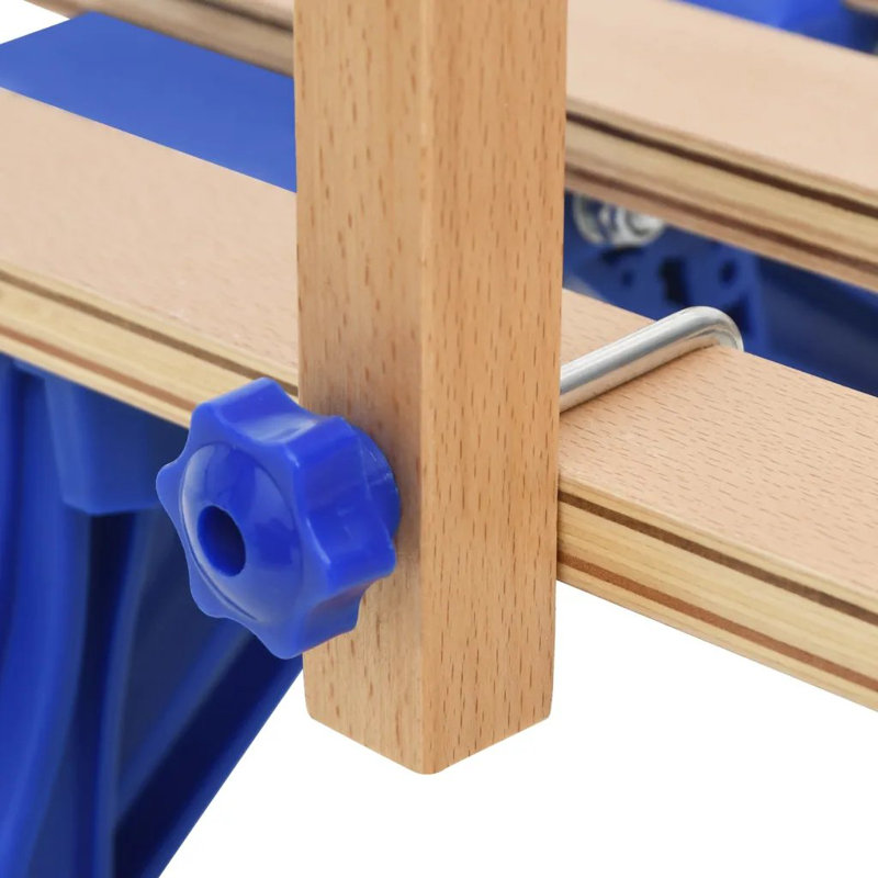 Freeport Park Escudero Solid Wood Outdoor Kids Game, Brown/Blue