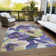 Machine Washable Indoor/Outdoor Claudian ACN1490 Purple Rug