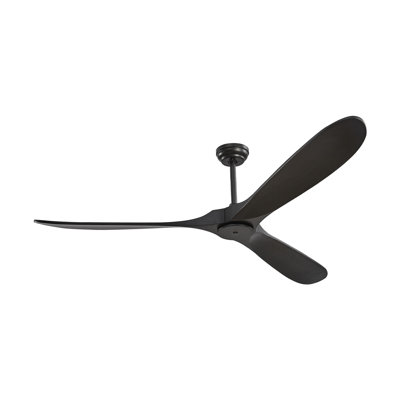 Ventilateur de plafond à pales en bois 72 po sans télécommande