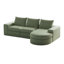Canapé modulaire en chenille 2 pièces-1399632200