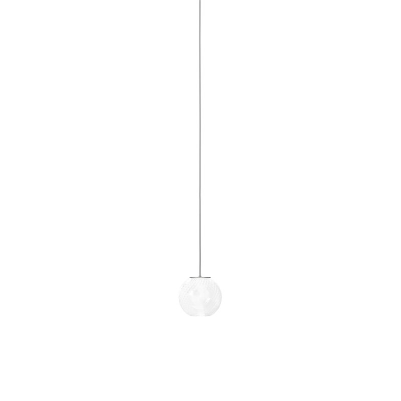 Oto 1 - Light Pendant, 85" H x 7" W x 7" D, White Striped