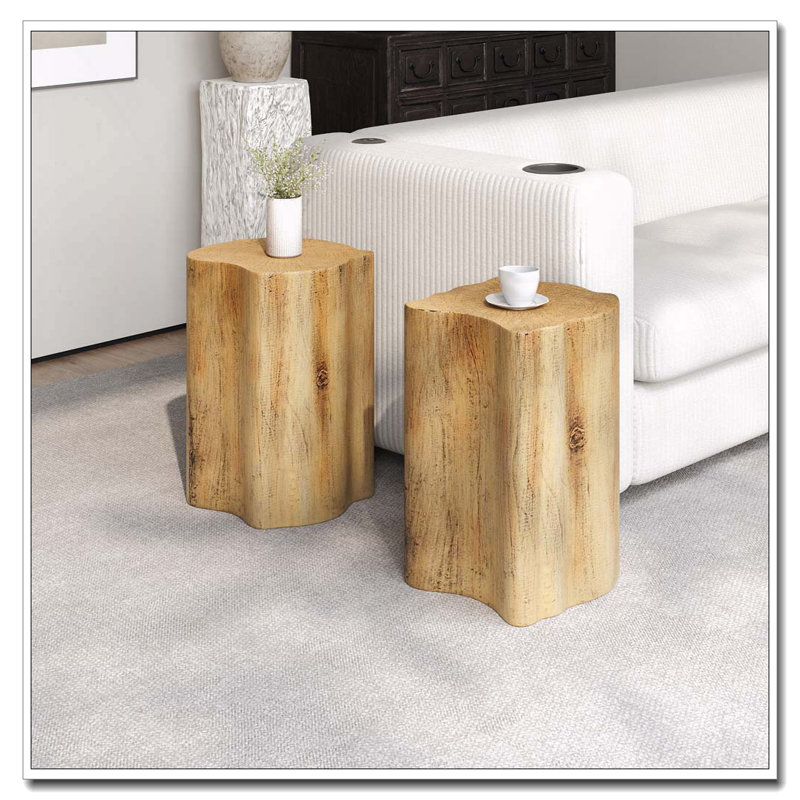 Table de bout 2 en 1, Naturel