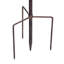 Antique Lily Flower Solar Wind Spinner Garden Stake