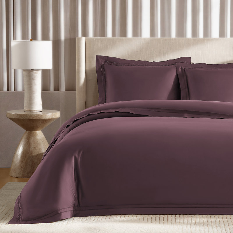 Yalda Comforter Set Comforter Set, King, Raisin