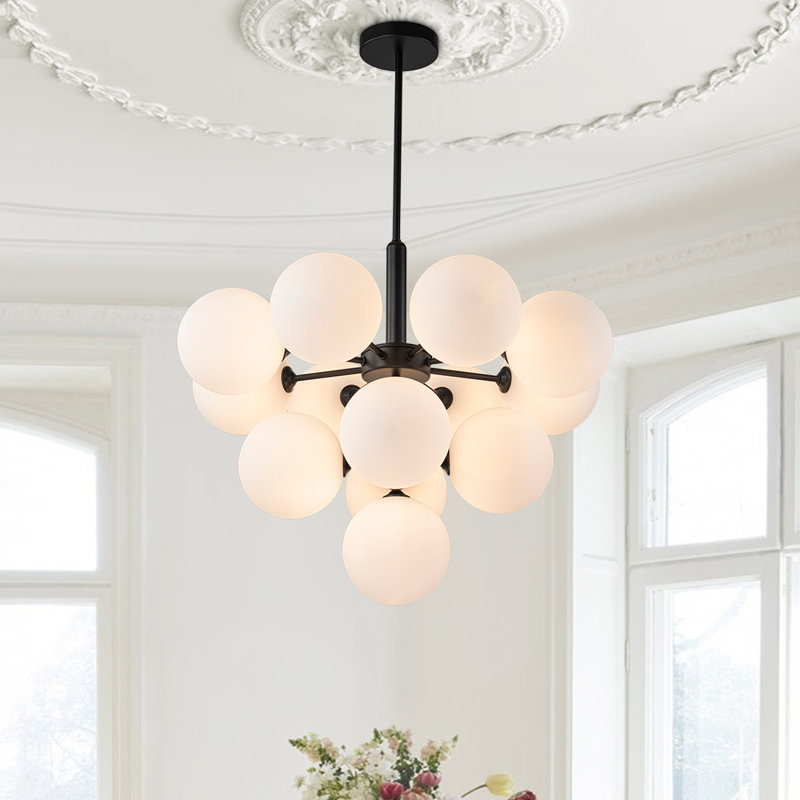 Lustre Delacroy, Givré, Noir