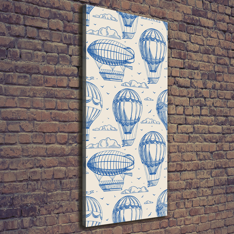 Airships And Balloons - Wrapped Canvas Print